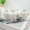 3D Printed Muscle Cats Statue Home Decors Table Decorations Funny Muscular Cats Figurines Collectibles Sculpture Gift