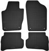 Set of Rubber Mats For: Volkswagen Polo V Hatchback (from 2009 To 2017)