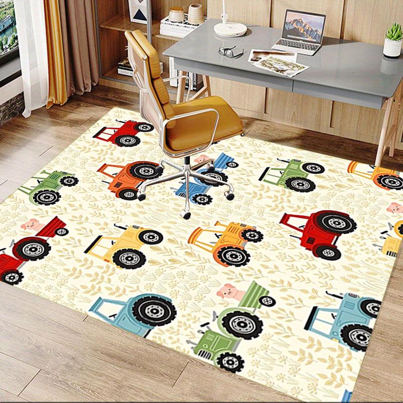 1PC Tractors Piglets Extra Large Non-Slip Floor Carpet, Office, Family, Bedroom, Studio - Large Area Rug Indoor Rugs, Vibrant Colors-W303
