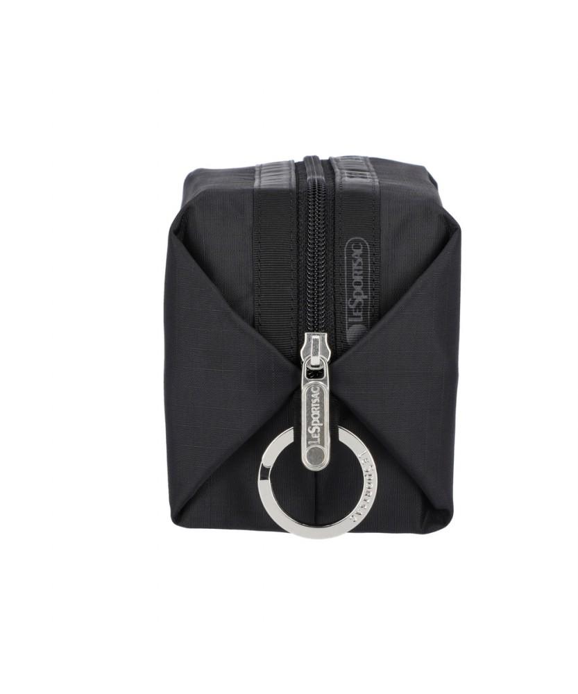 Lesportsac Recycled Black Small Zip Pouch [1805.R086]