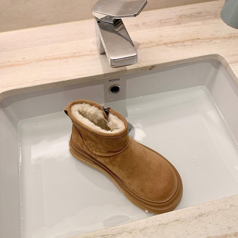 

[sheii] маленькие ушки~ на толстой подошве маленькие короткие шерстяные ботинки-трубы детские зимние ботинки зимние 40 верблюд