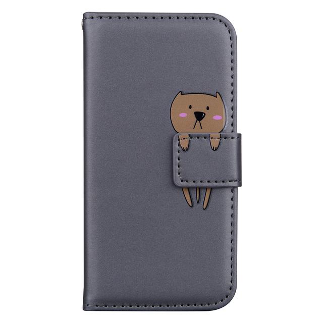 Leather Flip Wallet Phone Case For Samsung S10 S9 S8 S7 S20 Plus A51 A71 A70 A81 A91 Cartoon Cover Phone Bags For Note10 9 Pro