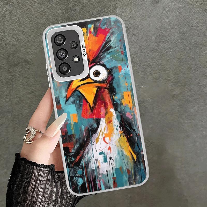 

Chicken Hen Rooster Soft Phone Case for Samsung A17 A16 A15 A14 A13 A57 A56 A55 A54 A53 A37 A36 A35 A34 A33 A26 A25 A24 A23 A52 Samsung A33