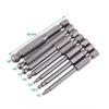 7-Piece 65mm Magnetic Ball Head Hex Bit Set for Electric Screwdrivers