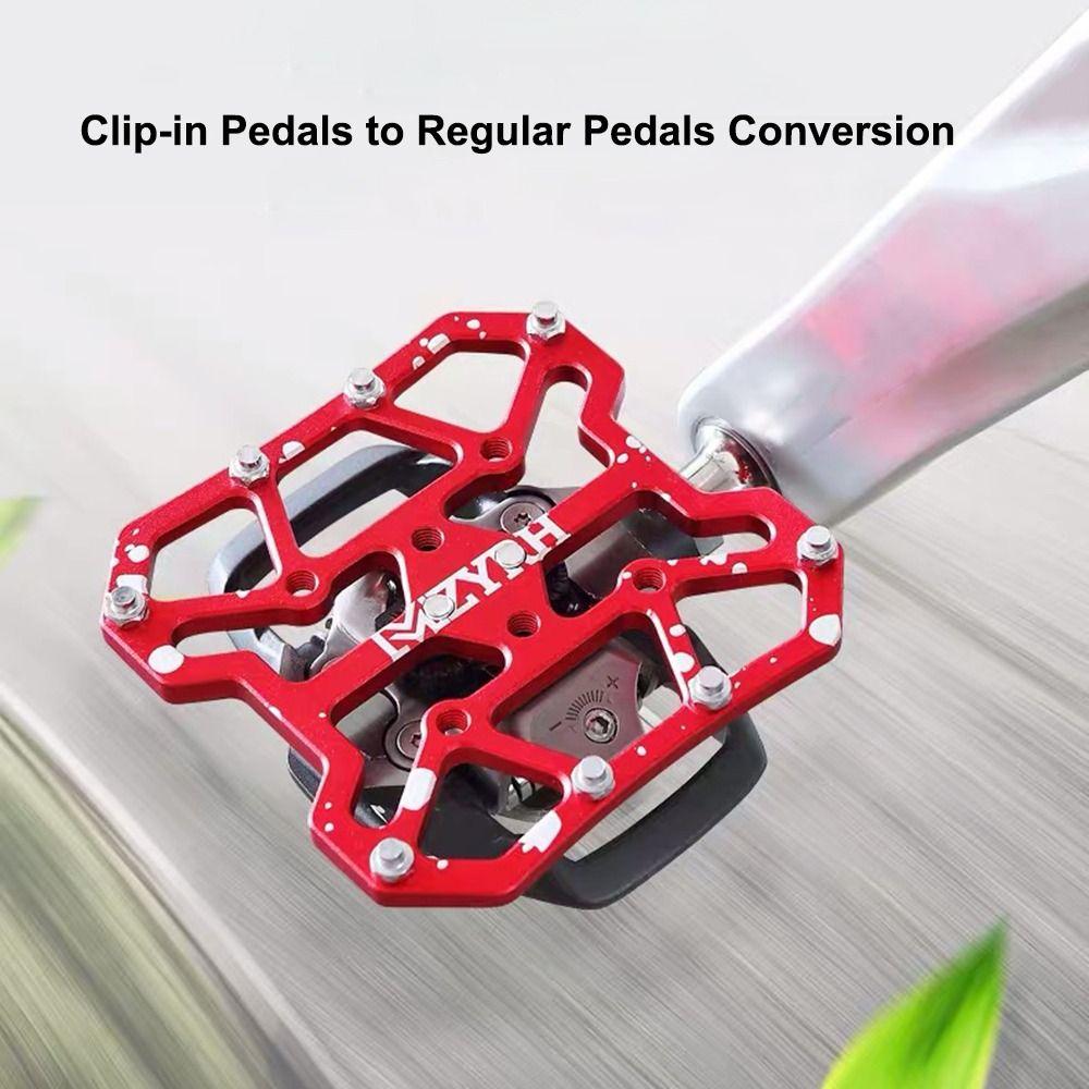 2 uds. Adaptadores de Plataforma Antideslizantes Ultraligeros para Pedales Automáticos de Bicicleta Pedales Automáticos Para SPD KEO