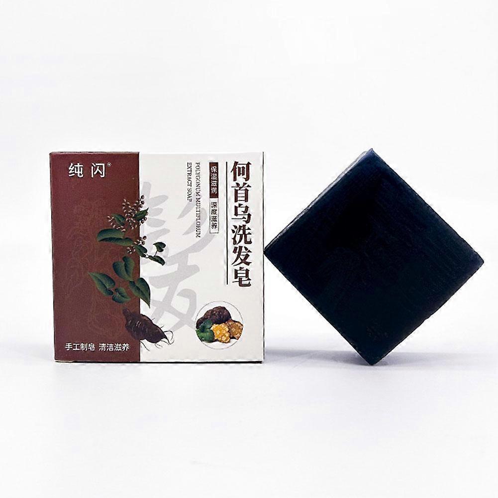 He Shou Wu Shampoo Soap Bar - Natural Hair Darkening, 70g