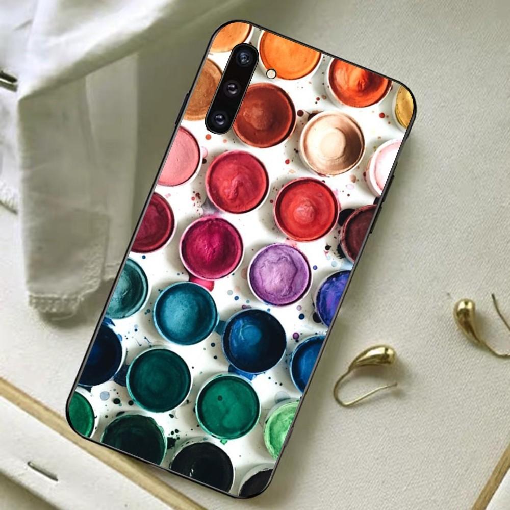 Watercolors Paint Palette Painting Box Phone Case For Samsung A 13 21 30 31 32 51 52 53 70 for Huawei Honor 50 60 70 for OPPO
