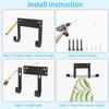 Ironing Board Holder Wall Mount Y T Leg Ironing Board Hanger Ironing Board Wall Hanger for Laundry Room