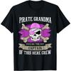 Piraten-Oma, Karibik-Kapitänin, Piraten-T-Shirt, Schwarz