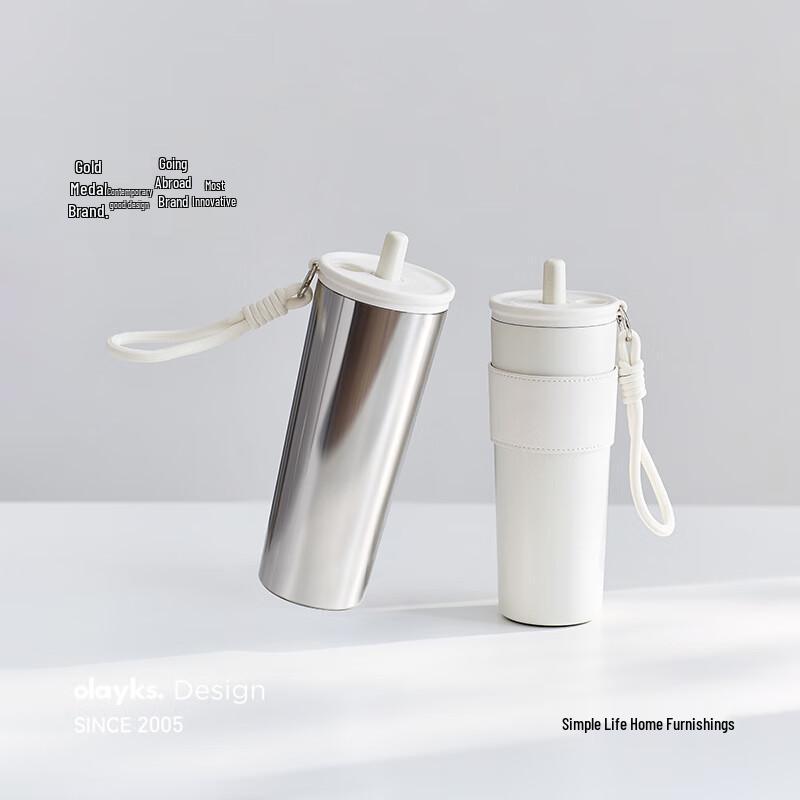 Olayks Portable Stainless Steel Sports Water Bottle 680ml