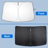 2026 Windshield Sun Shade For Tesla Model Y & Model 3 Lightweight Easy Foldable Car Windshield Sunshade - Sunlight And Dashboard Protection