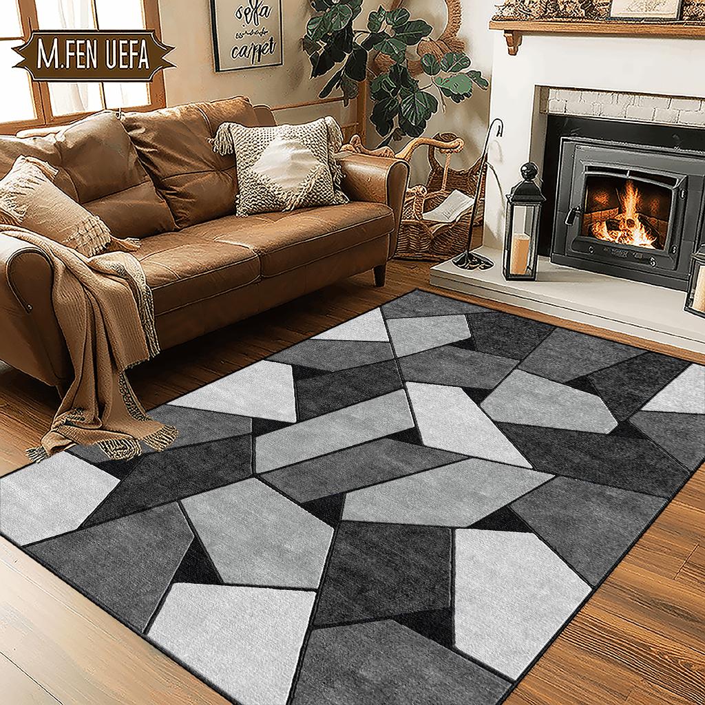 

Green Abstract Carpet Living Room Classic Home Decor Luxury Rugs Bed Room Decoration Carpet Non-slip Coffee Table Lounge Rugs 60x90cm