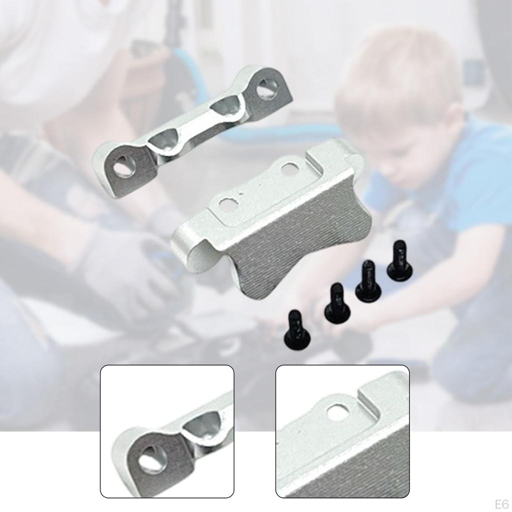 Rear Pin Mounts Aluminum Alloy 1/24 Lightweight Accessories Sturdy Professional Compact Replace RC