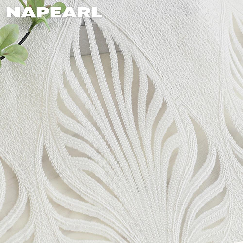 1PC NAPEARL prosta i wszechstronna w stylu europejskim biała zasłona tiulowa okno Sheer do salonu dekoracje do wnętrz do sypialni