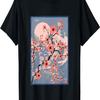 Pink Sakura Blossom  Culture Flower Cherry Blossom T-Shirt(1)