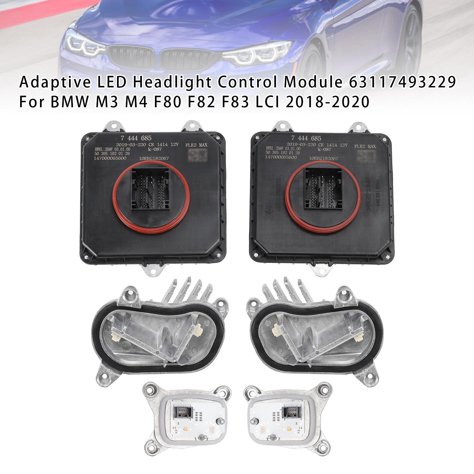 

Адаптивный светодиодный модуль управления фарой 63117493229 для BMW M3 M4 2018-2020