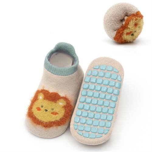 Lawadka Baby Toddler Girl Boy Socks Anti Slip Terry Newborn Socks for Girls Boys Winter Soft Print Children's Sock Non-slip 0-5Y