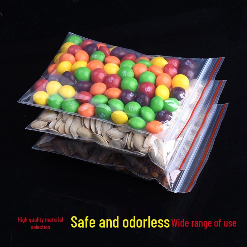 Available: Waterproof, Transparent Self-Sealing PE Bags - Moisture-Proof, Red-Edged, Printable, Small Plastic Bags