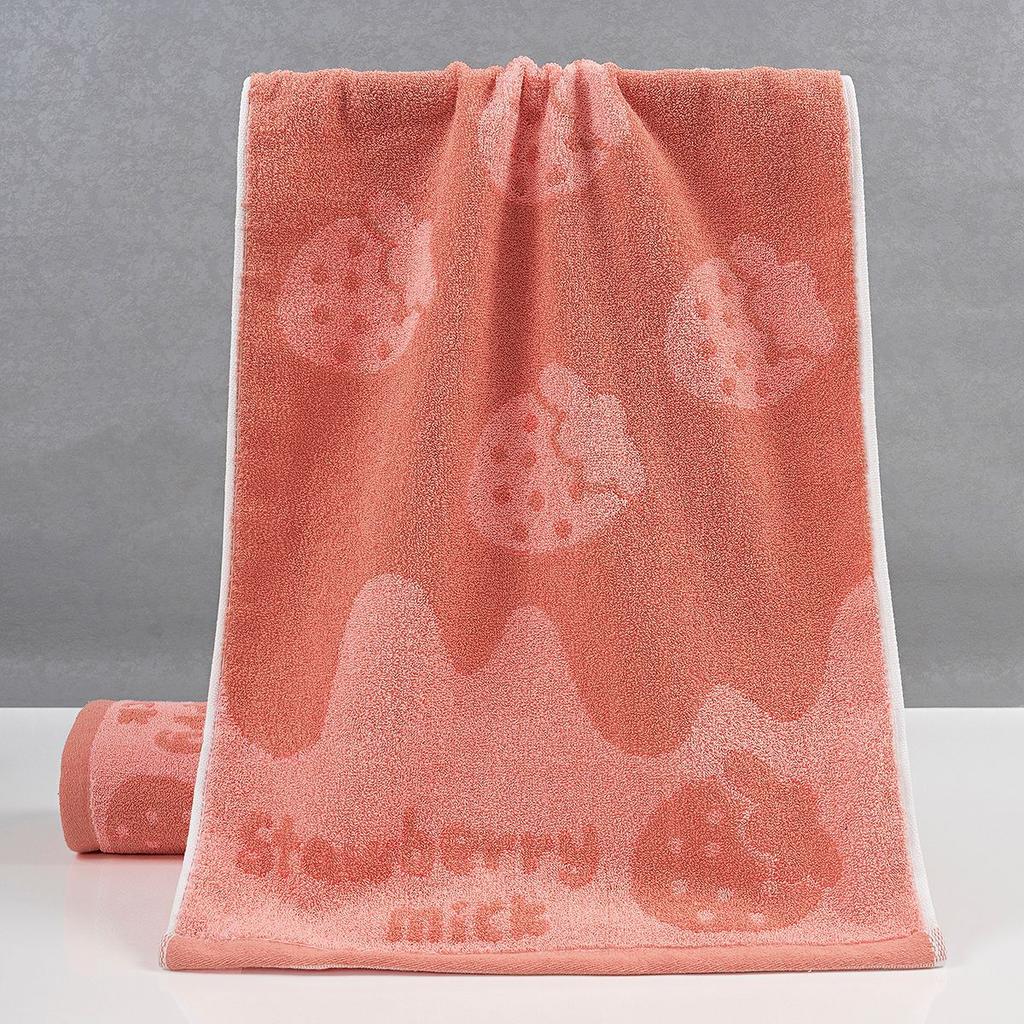 Color yarn pure cotton towel cartoon face wash absorbent towel cotton household wedding