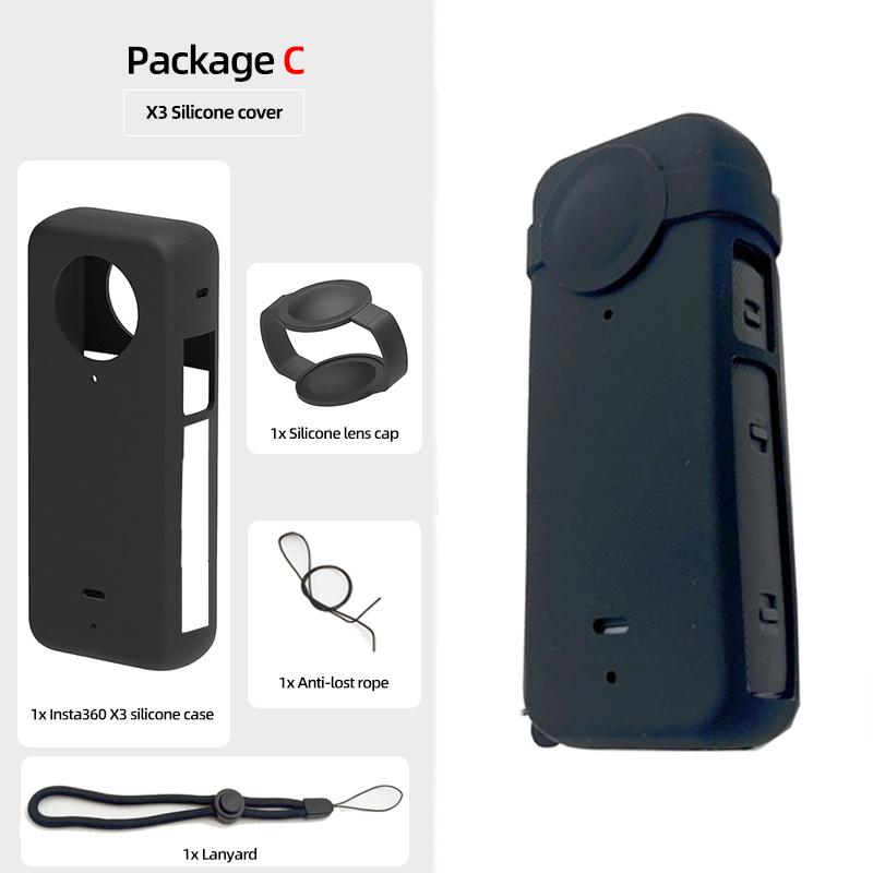 Bullet Time Handle Tripod Rotating Grip with Invisible Selfie Stick for Insta360 X5 X4 X3 One X2 Action Camera Accessories