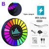 Smart Rgb Pickup Lights Led 3D Ambient Lamp Sound Control Music Rhythm Lights Air Freshener For Car Gaming Tv Creative Decor