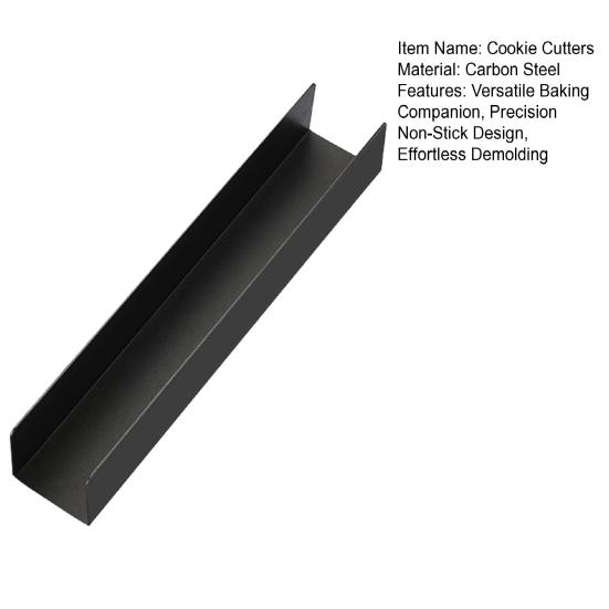 Cranberry Cookie Cutters French Bread Mold U-Shaped Non-Stick Biscuit Mold Metal Baking Tray for DIY Cookies Chocolate Fudge