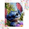 Disney Stitch Diamond Painting Kit 5D DIY, suitable for beginners and craft lovers, interior space decoration