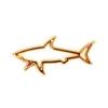 1Pcs 3D Metal Hollow Fish Shark Emblem Badge Decals for Car Motorcycle Computer Decals Car Styling Sticker Car Accessories