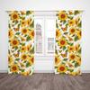 2pcs Vibrant Sunflower Curtains   Pole Pocket Design   Shading Fabric for Living Room Decor   Holiday Window Treatment   Farmhouse S