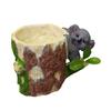Cute Koala Bird Feeder, Wall Mounted Bird Feeder, Resin Garden Sculpture, Decorative Outdoor Bird Feeder for Yard Trees Fences or Walls