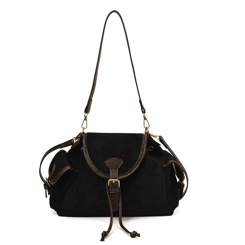 Lässige Wildledertasche mit großem Fassungsvermögen, neue Damen-Pendler-Umhängetasche, vielseitige Schulter-Umhängetasche, Tragetasche