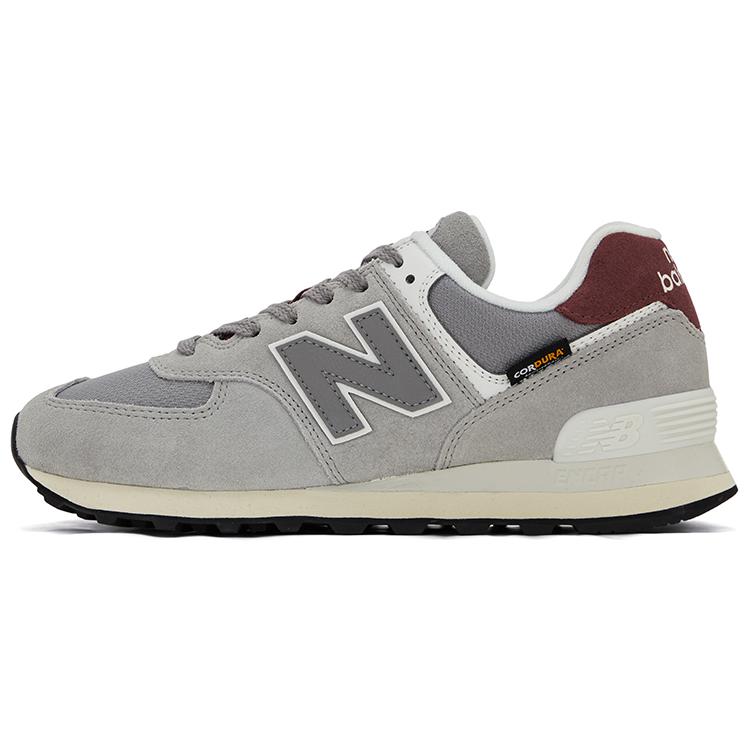 New Balance 574 Cordura Grey Brick Red