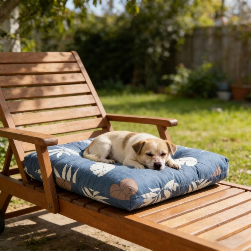 Pack Of 2 Outdoor Chair Cushions For Garden Patios Poolsides U Shape Designs And Polyester PP Cotton Fill