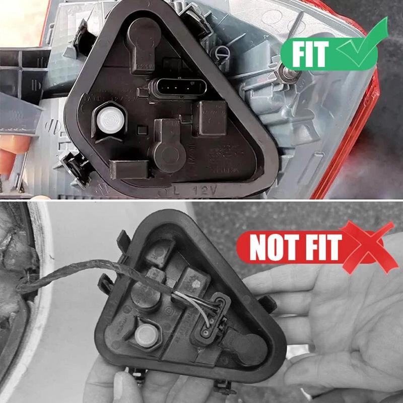 Rear Left Or Right Black Tail Light Holder Bulb Socket Base 63217313043 For BMW 3-Series 2012-2015 63217313044 Car Accessories