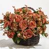 Artificial Flower Silk Peony Rose Home Room Vase Outdoor Yard Garden Festival Table Decor DIY Wedding Bridal Bouquet Hotsale Diy