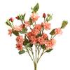Simulation Flowers Silk White Camellias Bouquet Bedroom Decorative Artificial Pink Camellia Wedding Decorative Fake Flower