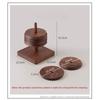 Black Walnut Solid Wood Coaster Thermal Insulation Wooden Coaster Household Anti-scalding Products Creative Decorative Ornament