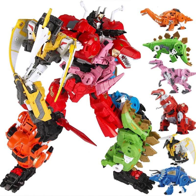 Oversize 18-22 CM Figure Transformation Toys Boy Cool Alloy+ABS  Model Action Figure Robot Dinosaur Toys Holiday kids Gifts