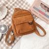 Mini Backpack Square Bag Korean Version Fashionable Sweet Shoulder Bag Female's Schoolbag Stylish  Simple Crossbody Bag Casual