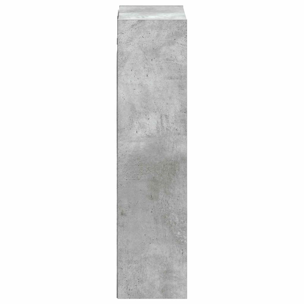 Wall Mounted Washbasin Vanity Unit Concrete Grey 35 x 20 x 81 cm