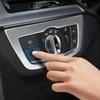 Przycisk przełącznika reflektorów samochodowych ABS Dekoracyjna ramka Pokrywa Naklejka Akcesoria samochodowe Do BMW Seria 5 G30 525li 528li 530li