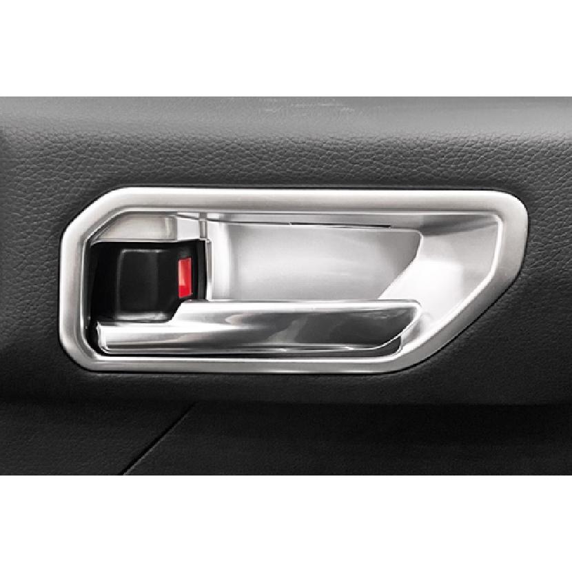 ABS Inner Door Handle Bowl Lid Cover Trim For 24-25 Toyota Prado LC250 Matte