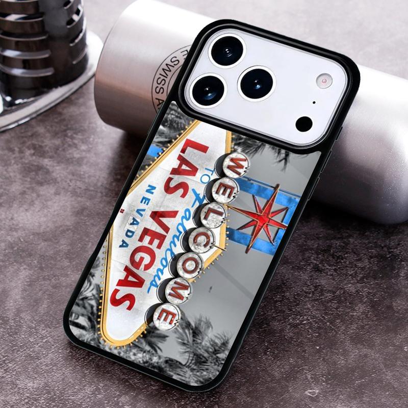 Las Vegas Nevada Gamble Phone Case for iPhone 17 16 15 Pro Max Air 14 13 12 11 Plus Shockproof Capa Cover