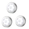 Thujopsis Indoor Motion Sensor Battery for Indoor Use Daylight Magnetic Mount Light, LED, Operated, Cordless, (Toilet, Stairs, Footlight), 3-Pack,