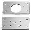 Stainless Steel Hinge Mount Repair Plate Kit For Kitchen Cabinets To Reinforce Hinge Screw Anchors On Door And Cabinet Frame