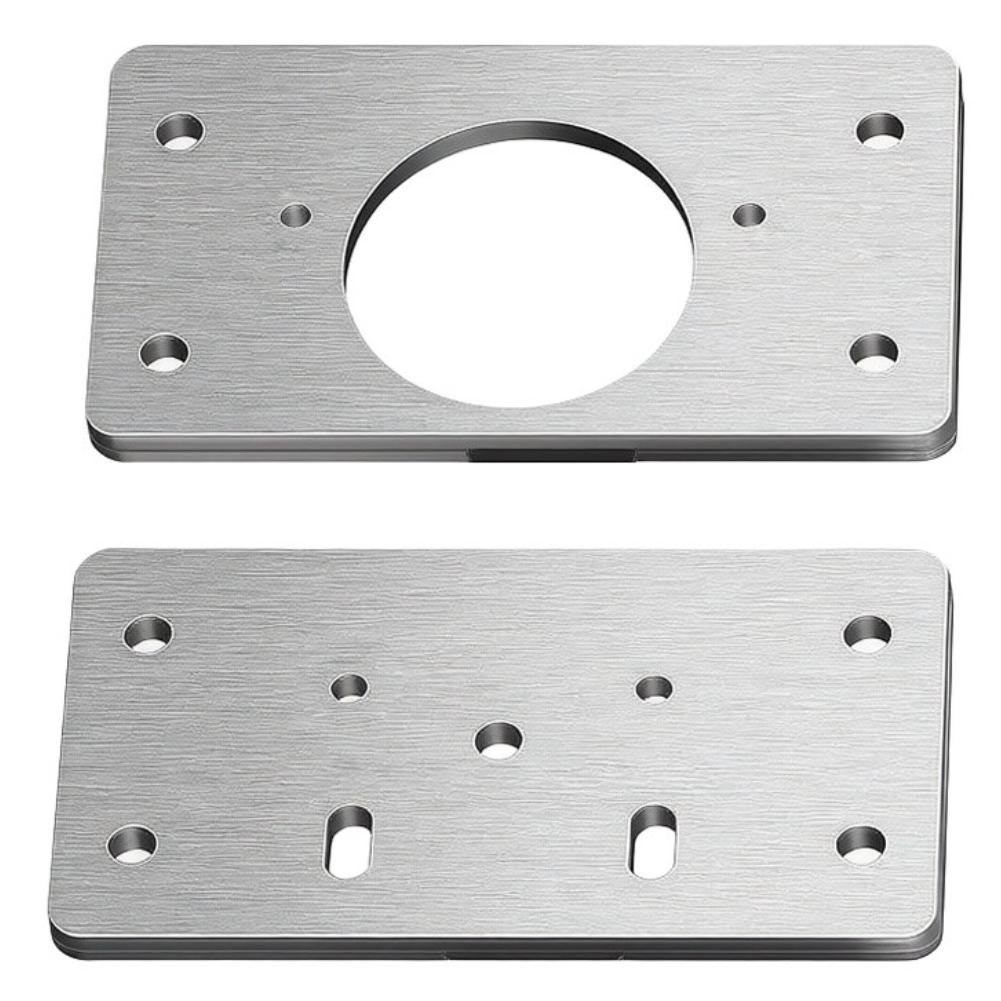 Stainless Steel Hinge Mount Repair Plate Kit For Kitchen Cabinets To Reinforce Hinge Screw Anchors On Door And Cabinet Frame