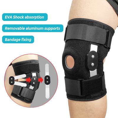 Ginocchiera incernierata Supporto regolabile per ginocchio Stabilizzatore per ginocchio per artrite dolorosa al ginocchio