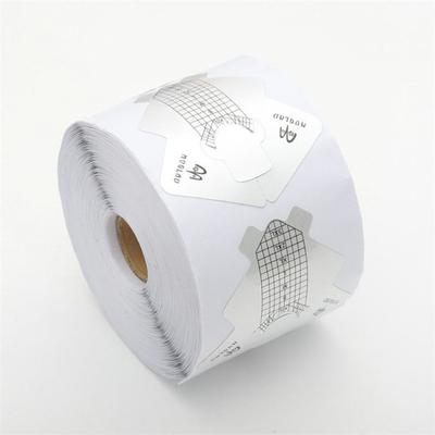 1 Beutel/Rolle Fischspitzen Staubdichte Führung Selbstklebende Nagel Feuchtigkeitsbeständige, nicht verformbare Form Nagelverlängerung aus Aluminiumfolie
