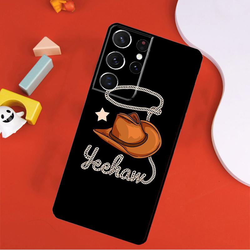 Rustic Cowboy Cowgirl Western Country Phone Case For Samsung Galaxy S25 Ultra S9 S10 S20 S21 FE S22 S23 S24 Plus S24 Ultra Cover