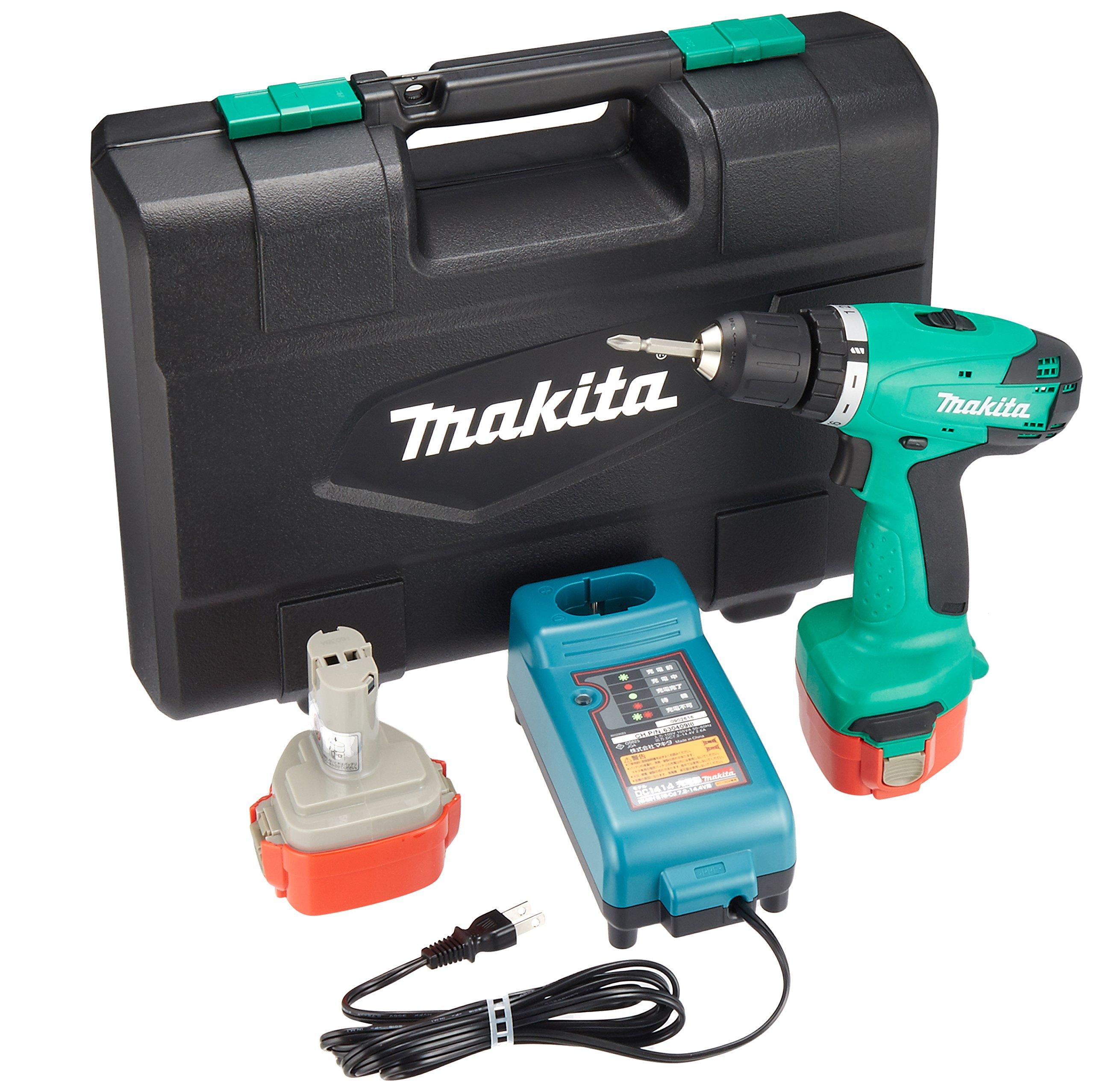 

Makita M655DWX Cordless Driver with 2 Drill Bits Drill, 12V, зелений